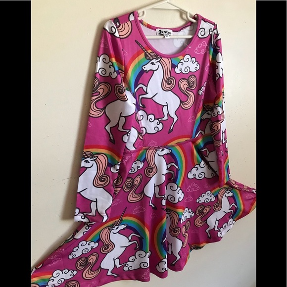 Custom Unicorn Rainbow Birthday Dress - Picture 2 of 6